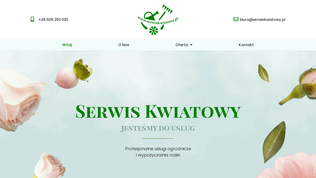 Serwis Kwiatowy - Usługi ogrodnicze i porządkowe cover