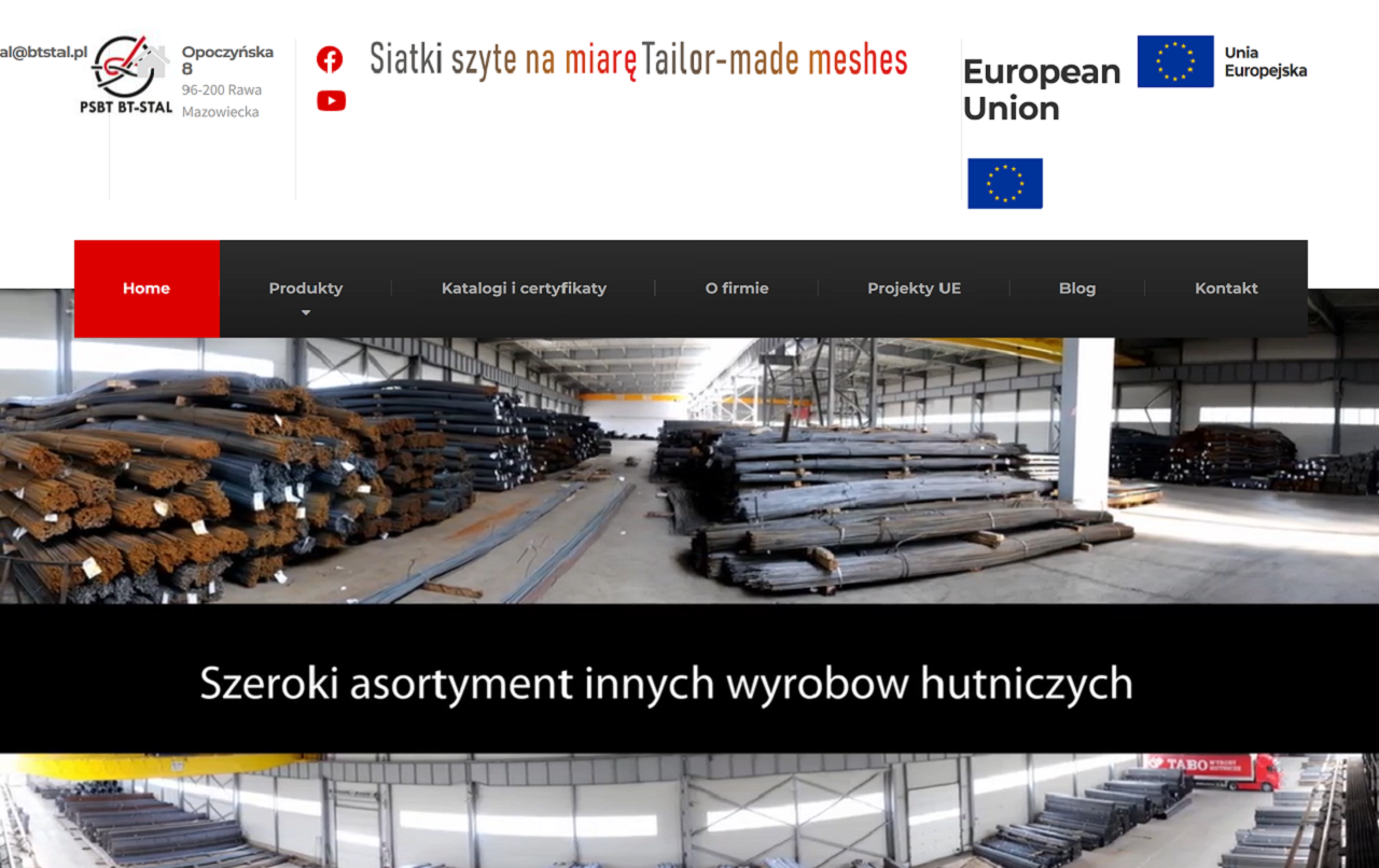Producent stali BT cover
