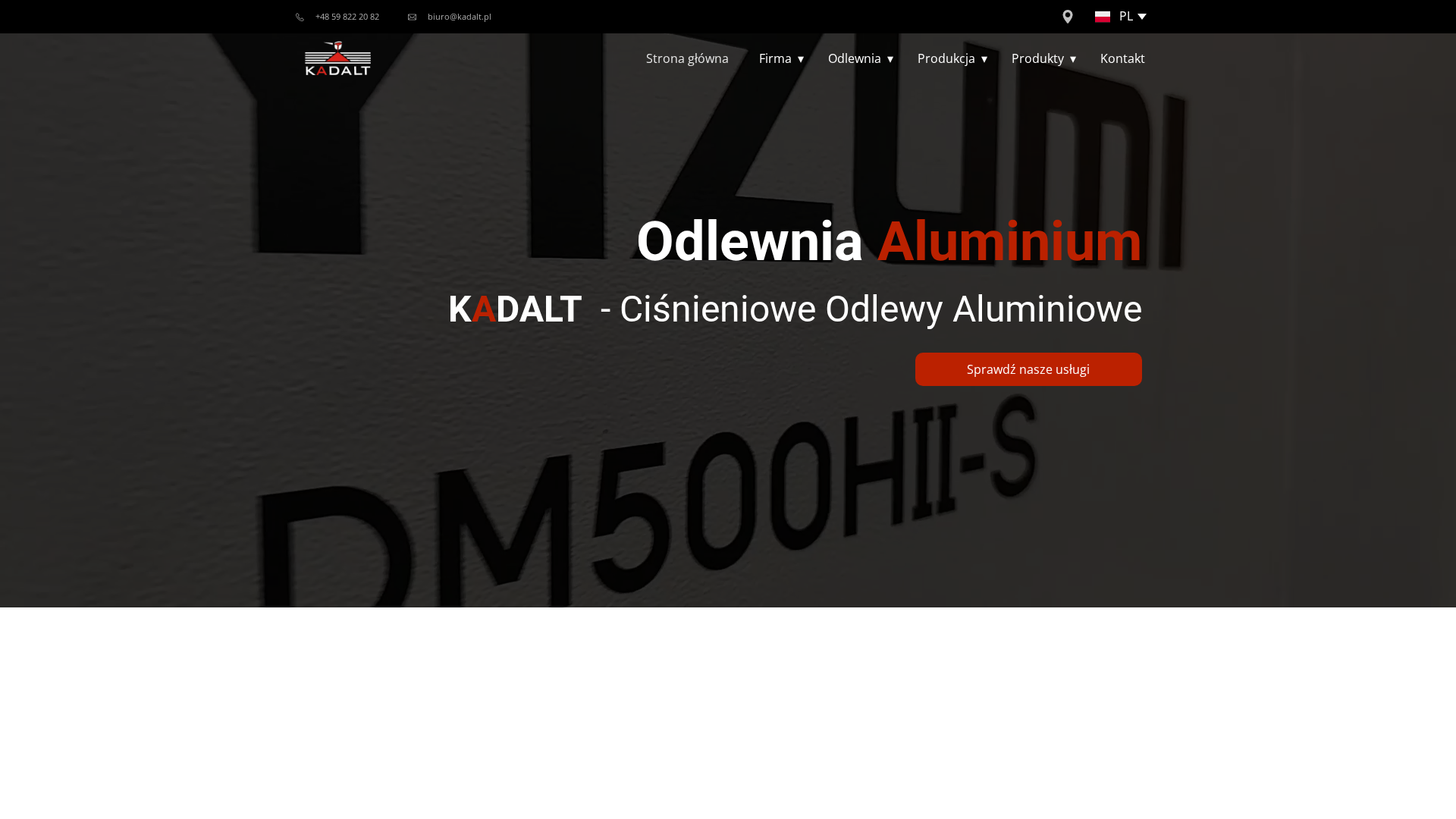 Odlewnia metali Kadalt cover